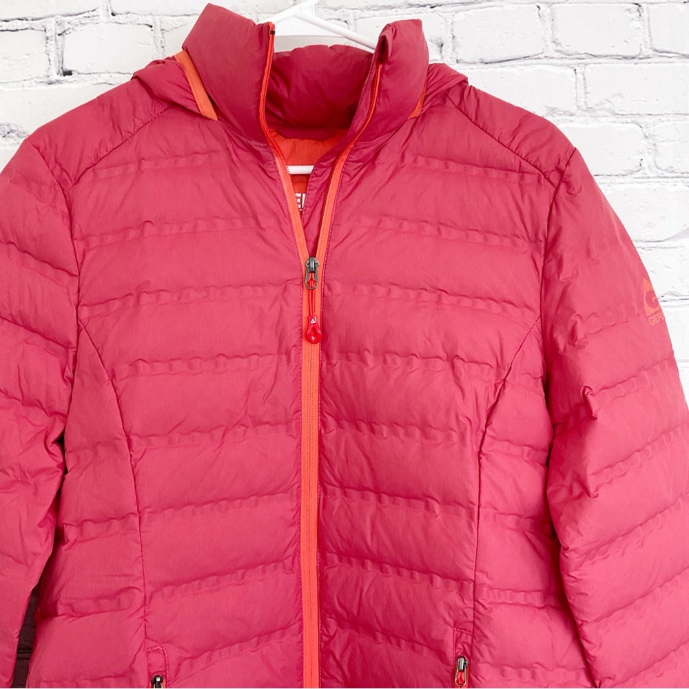 New Gerry Miriam Puffer Coat Down Fill Lightweight 650 Sweetheart Red Size Small - Picture 3 of 8